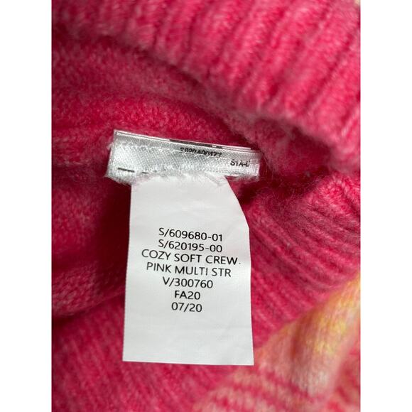 GAP Tunic Crewneck Rainbow SweaterWomens Size L Spaceday Blue Long Sleeve - Picture 4 of 6